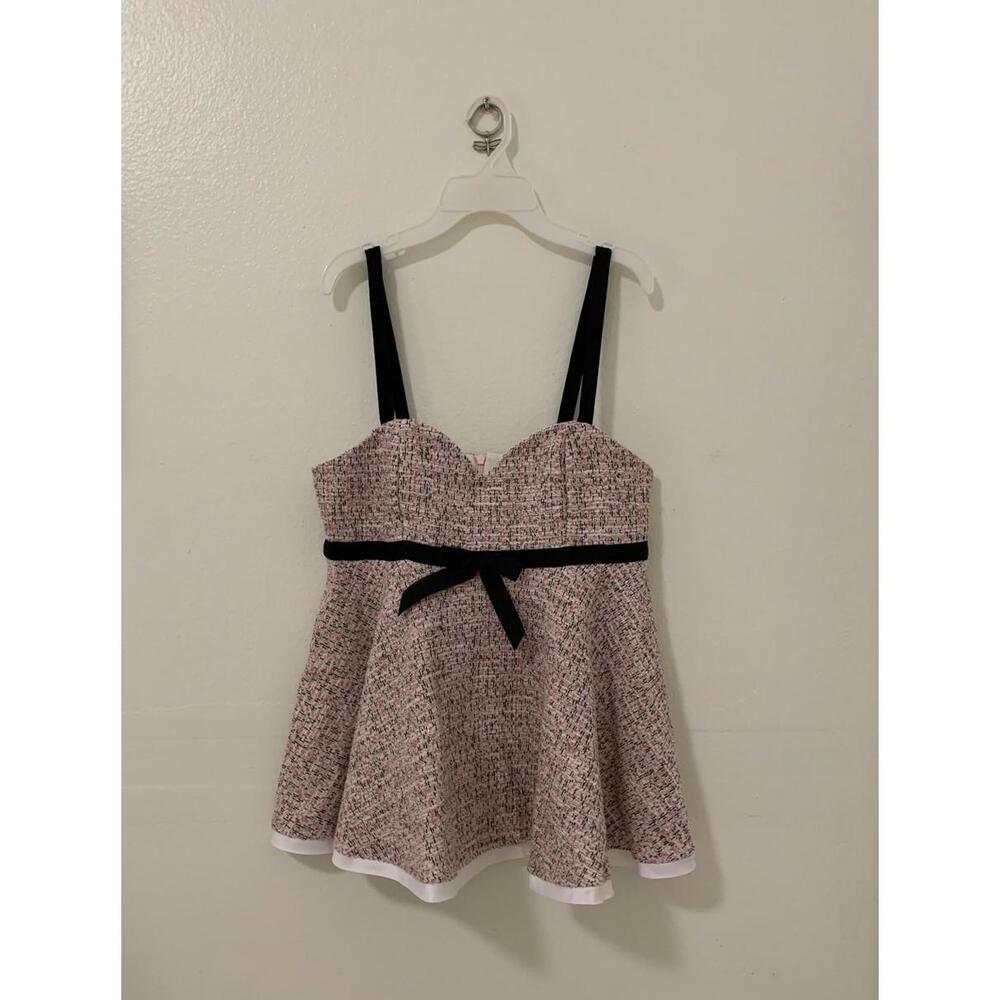ZARA WOMEN TEXTURED STRAPS TOP MULTICOLORED/5067/172 SIZE M/S